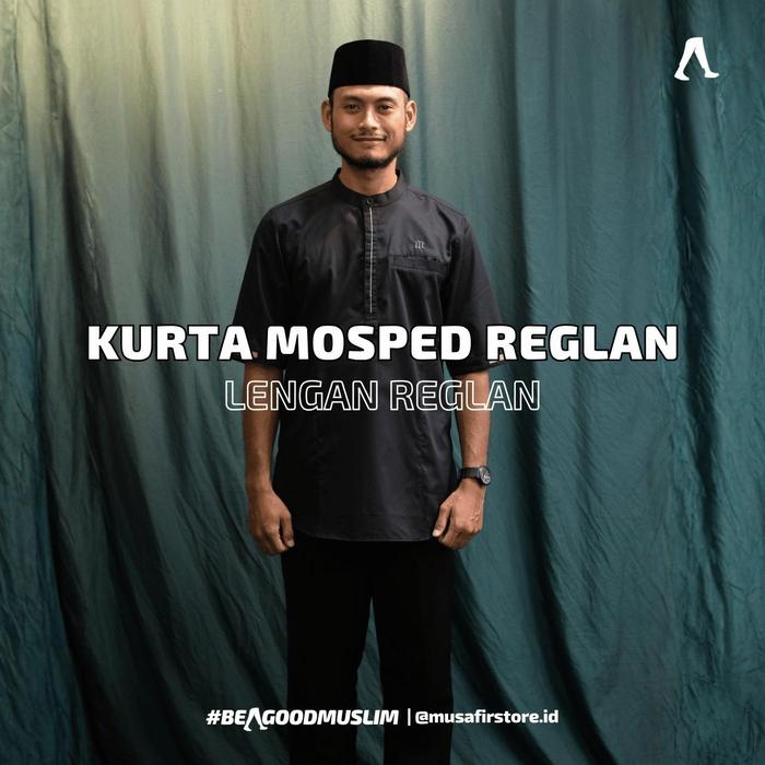 MOSPED KURTA MOSPED REGLAN1 LENGAN 3/4 KEMKO BAJU MUSLIM PRIA