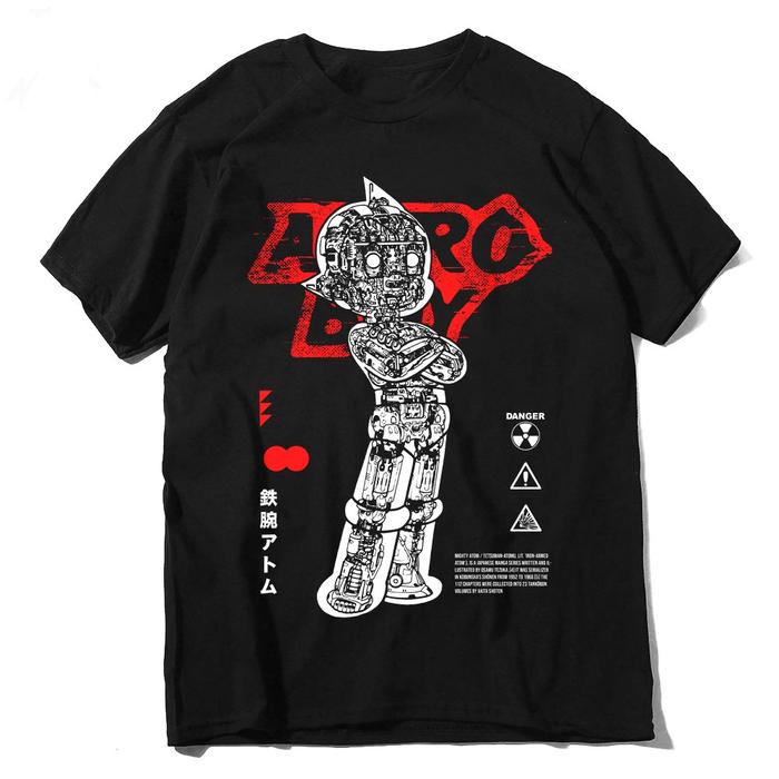 KAOS ANIME DISTRO ASTROBOY SKEMATIK DESIGN