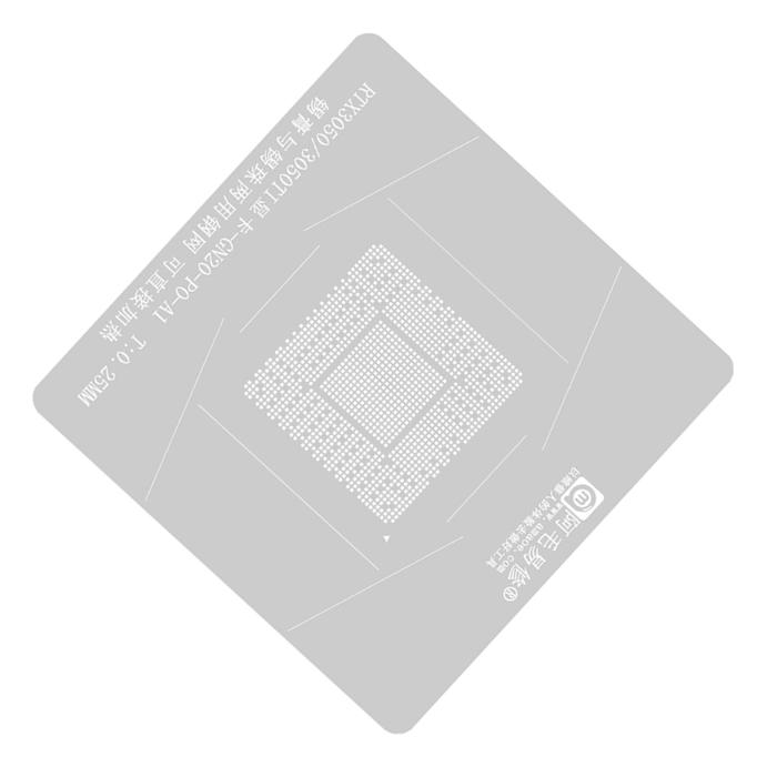 BGA Reballing Stensil For RTX3050 RTX3050TI Graphics Card GN20-P0-A1