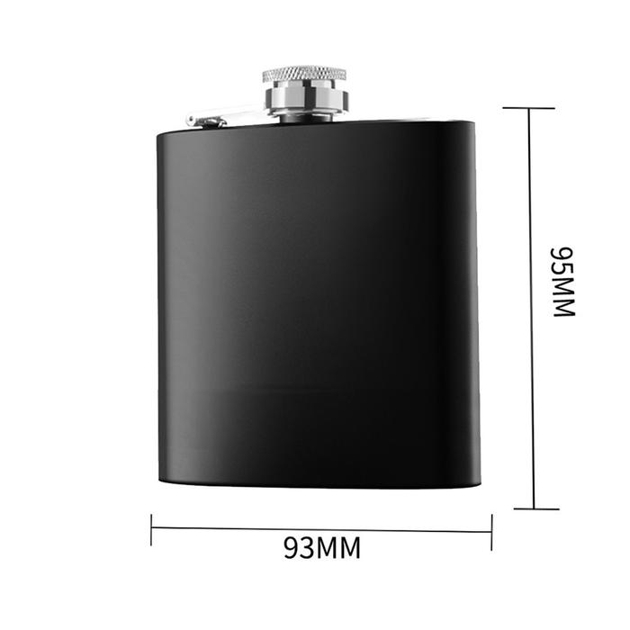 6/8oz Hip Flask Boating Bourbon Brandy Hiking Hunting Large Capacity