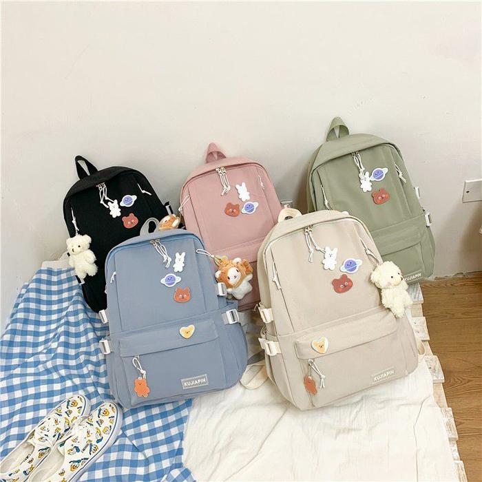 OPIOBAGS TAS RANSEL SEKOLAH KOREAN STYLE / TAS RANSEL WANITA BACKPACK KOREA / TAS BACKPACK LAPTOP IM