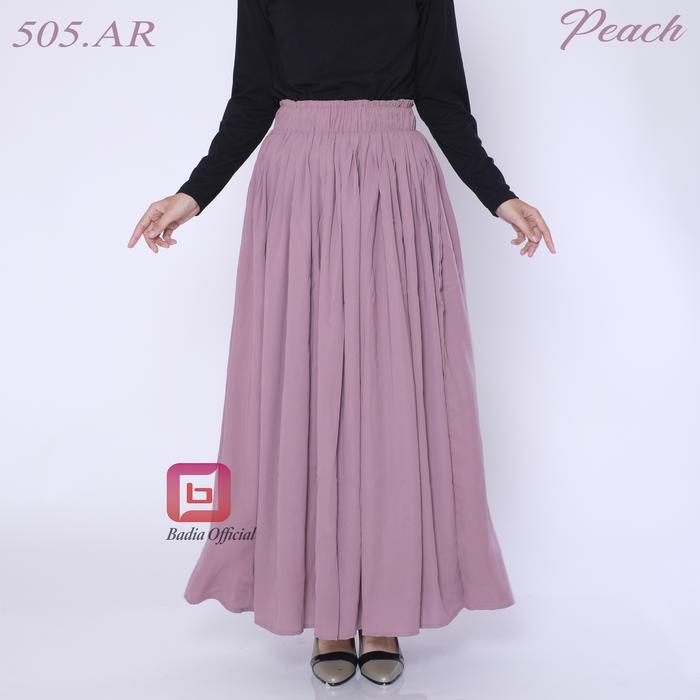 rok payung flare kembang polos lycra katun tebal bisa jumbo wanita premium terlaris