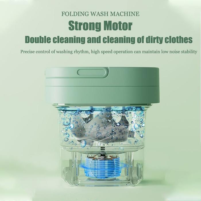 NEW MESIN CUCI MINI PORTABLE LIPAT 8L MESIN CUCI LIPAT OTOMATIS MESIN PENGERING PAKAIAN STERILISASI 