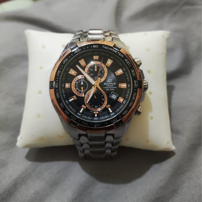 JAM TANGAN EDIFICE CASIO CHRONOGRAPH WR100M