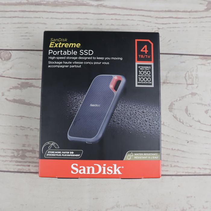 SanDisk Extreme PRO Portable SSD V2 USB Type C 3.2 4TB - SDSSDE81-4T00