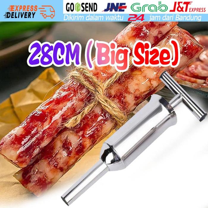 Alat Pencetak Sosis Manual bahan Baja / Pengisi Daging Sosis Manual / Sosis Filler / Cetakan Sosis