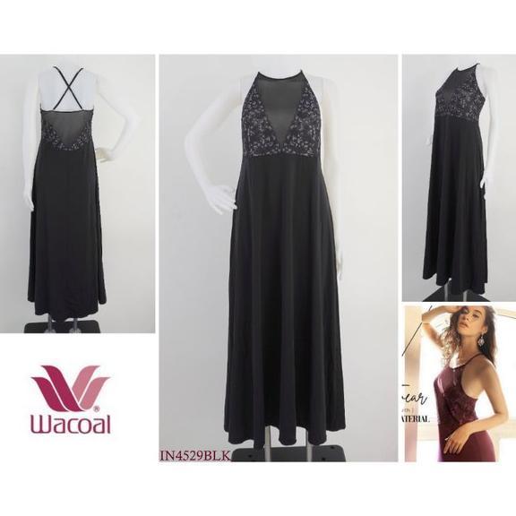 JS Lingerie Wanita WACOAL Model Long Dress Mix Lace Premium Sexy Pakaian Dalam Underwear IN4529
