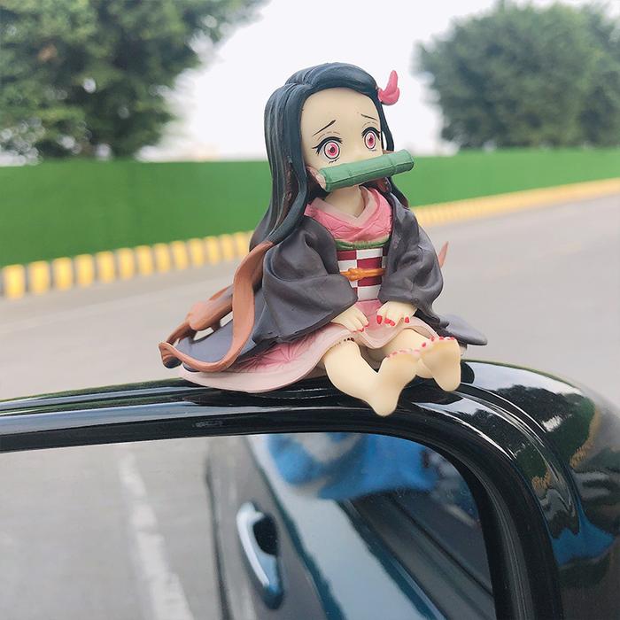 Car Interior Decoration Cute Anime Doll Kamado Nezuko Decoration Car