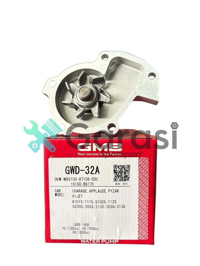 Water Pump / Pompa Air Daihatsu Zebra S89 / Espass S91  1300cc JAPAN