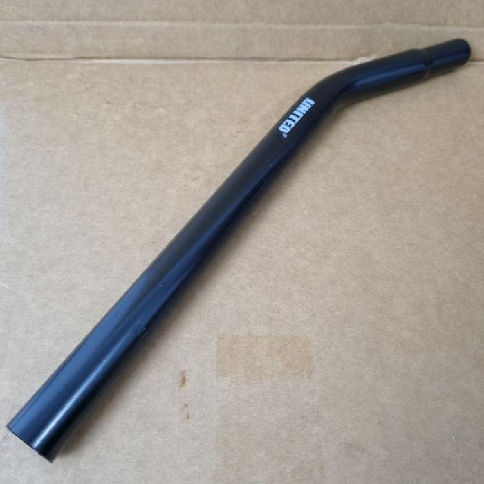 "Jual Produk seatpost tiang sadel bmx bengkok 25.4 united hitam besi ''