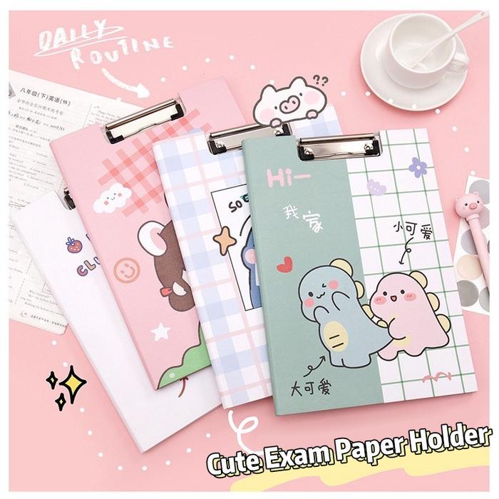 Irnanuria Shop Papan Clipboard With Cover Papan Ujian Papan Jalan Aesthetic