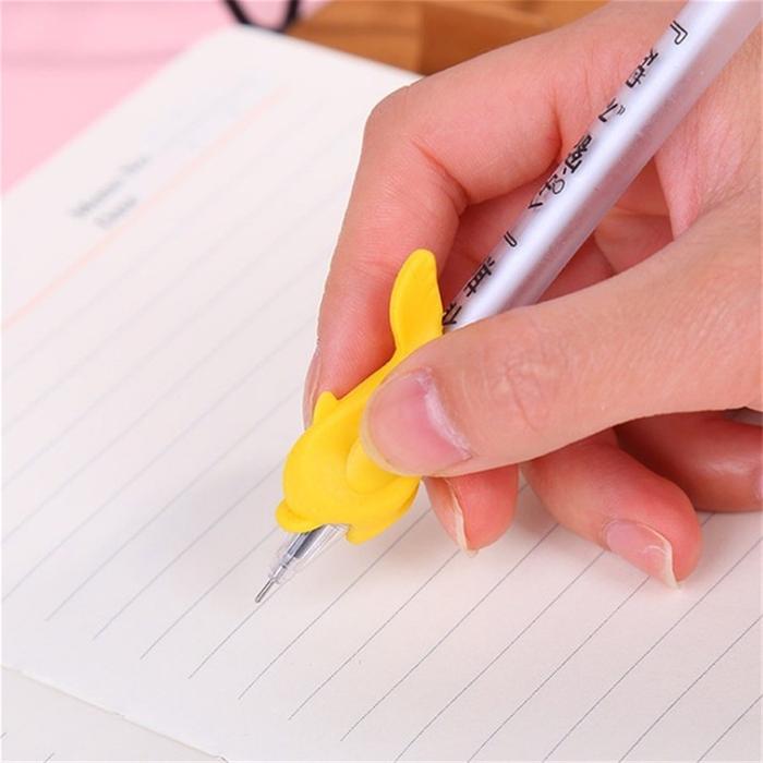 Alat Tulis Anak Pencil Grip Latihan Belajar Menulis Anak 3 jari Silikon Pensil Pen