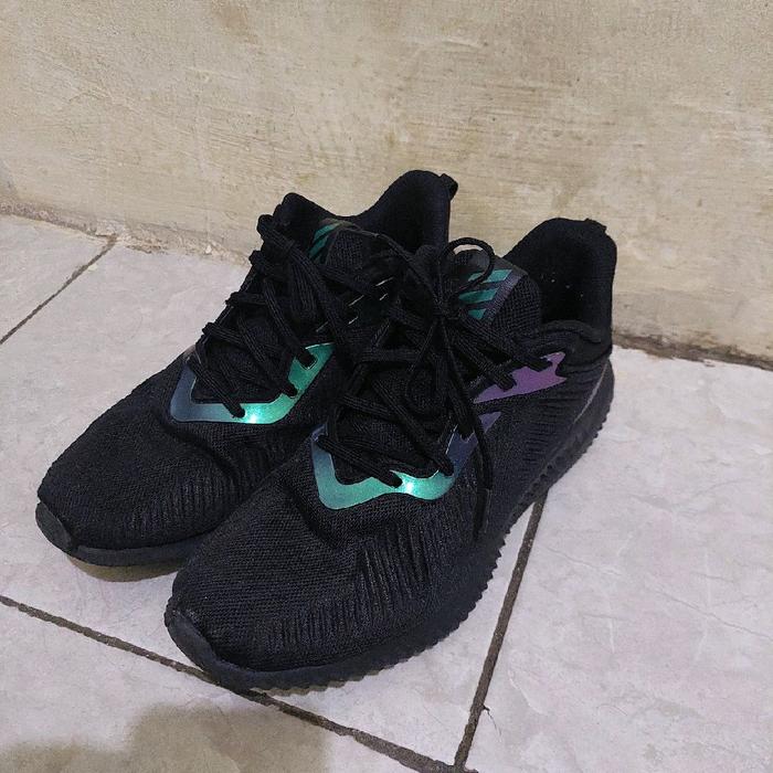 Adidas Alphabounce Core Black GY5404 Original Second Shoes Pria Hitam