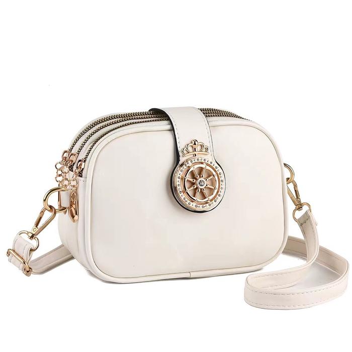 BJ43533 - BEIGE/BLACK/BLUE/KHAKI/PINK - TAS SLEMPANG DOMPET HP WANITA FASHION KOREA CHINA IMPORT MOD
