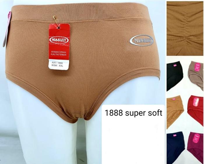 6PCS CELANA DALAM HIGH WAIST PREMIUM MISSLILY 1888 CD MISSLILY PREMIUM KATUN NYAMAN DIPAKAI BEST SEL