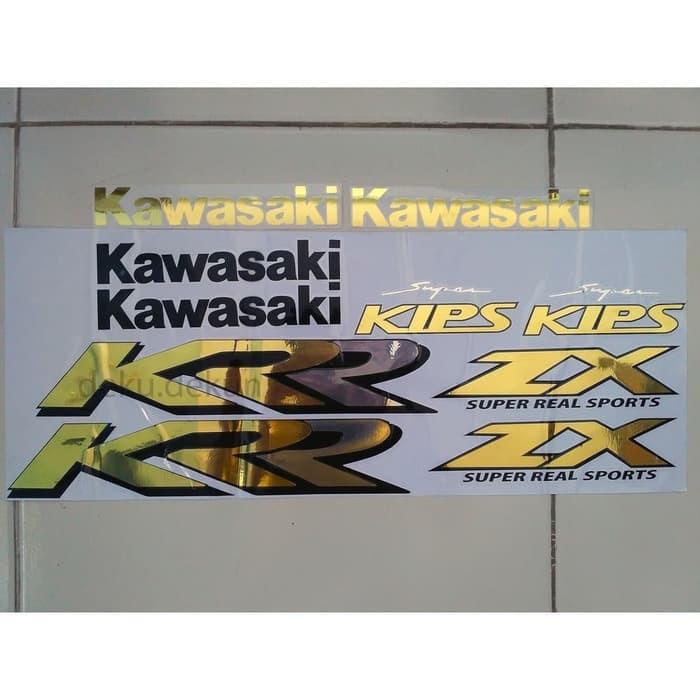 Stiker Striping Ninja Krr Zx 150 warna Biru[COD] OSEAN