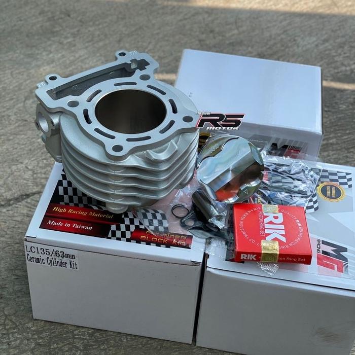 PROMO HEMAT BLOK CERAMIC MX VIXION MX KING 62 63 65 66 68 70 72 MG RACING NEW MODEL SIRIP CERAMIC PI