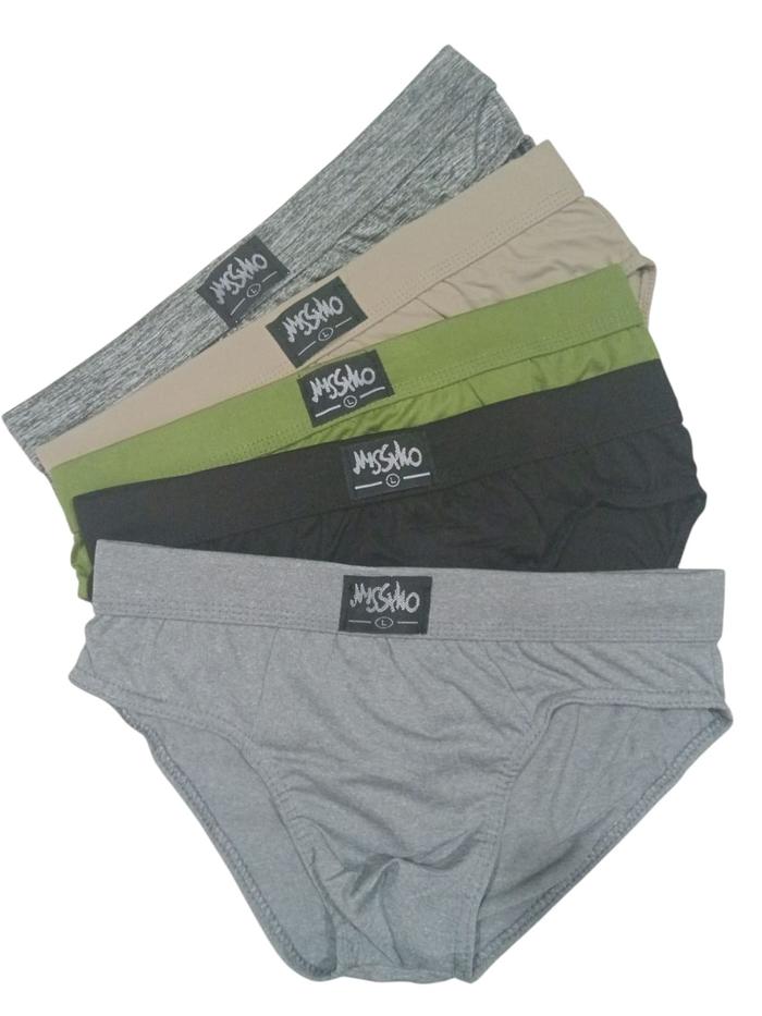 Celana Dalam Pria Paket Murah Isi 6 Pcs Bahan Katun Nyaman Dipakai Bisa Cod Warna Random Acak hernia