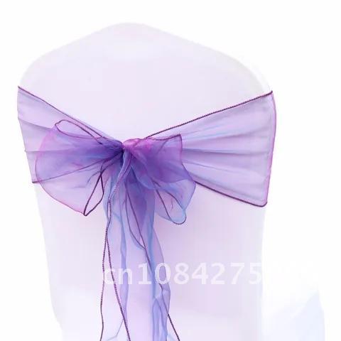 Home Textile DIY Chairs Decorations Wholesale 18cm*275cm Organza