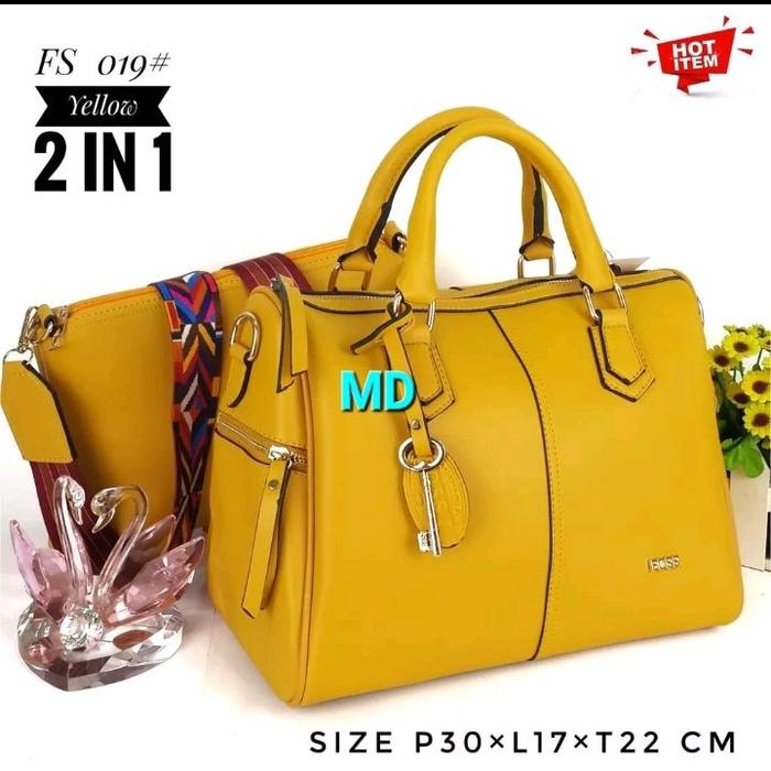 Tas Hand Bag Wanita Speedy Fossil Full Embos
