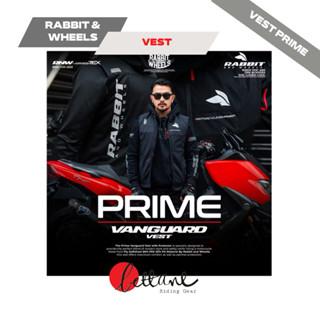 RABBIT AND WHEELS Vanguard Vest Prime Hitam untuk Pria Ukuran S hingga XXXL