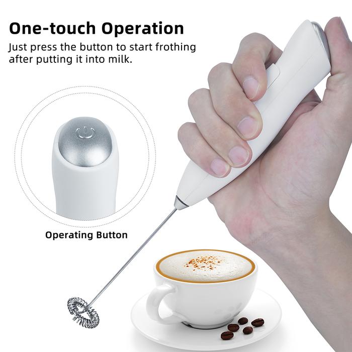 Electric Milk Frother Handheld Milk Foamer Coffee Maker Egg Beater