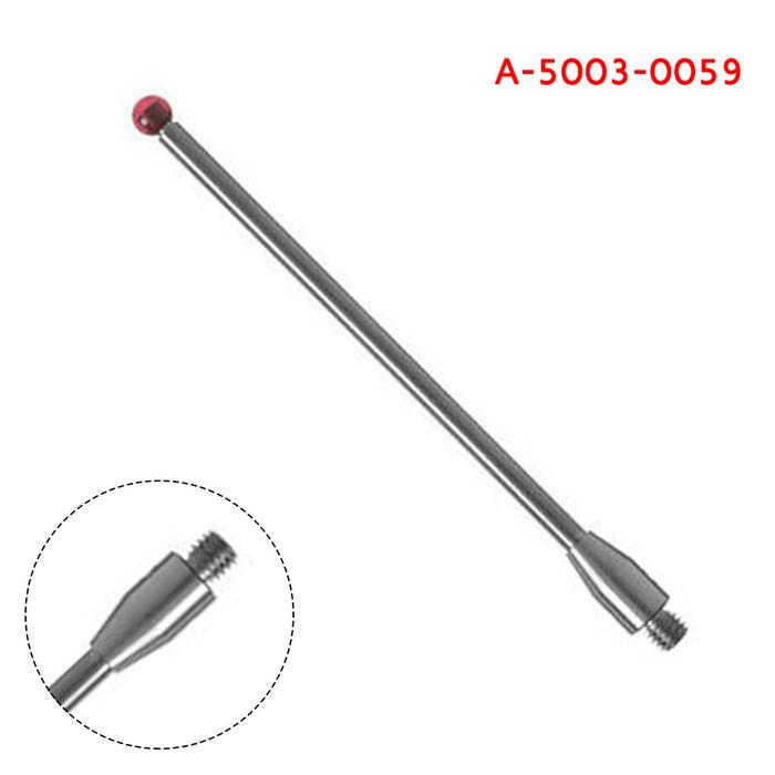 CMM Touch Probe A-5003-0059 Tungsten Steel M3 Thread Probe Stylus 3mm Ball Tips 50mm Long Touch Pro