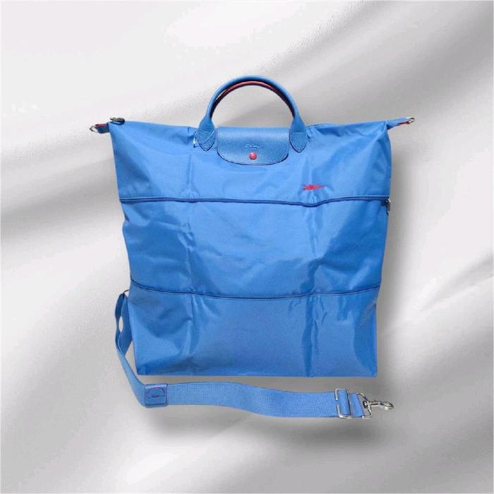 Le Pliage Travel Bag Expandable Nylon Club Blue