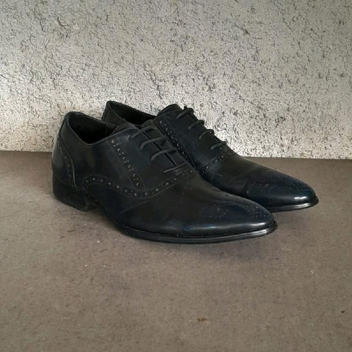 HERMES-PARIS PANTOFEL FORMAL SHOES  Pria Kerja Pesta