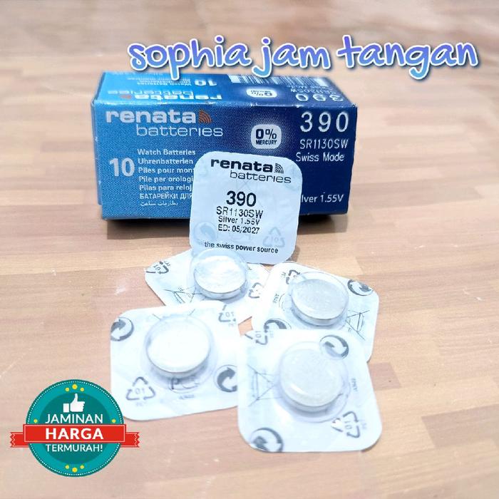 BATEREI RENATA ORIGINAL 390 SR1130SW , SR1130 , SR 1130 SW