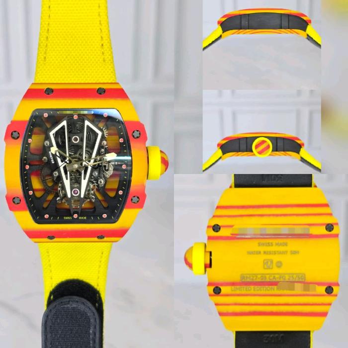 Dr.Jam II RM RM27 27-03 YELLOW CARBON TOURBILLON BBR 41MM TOP TIER 5