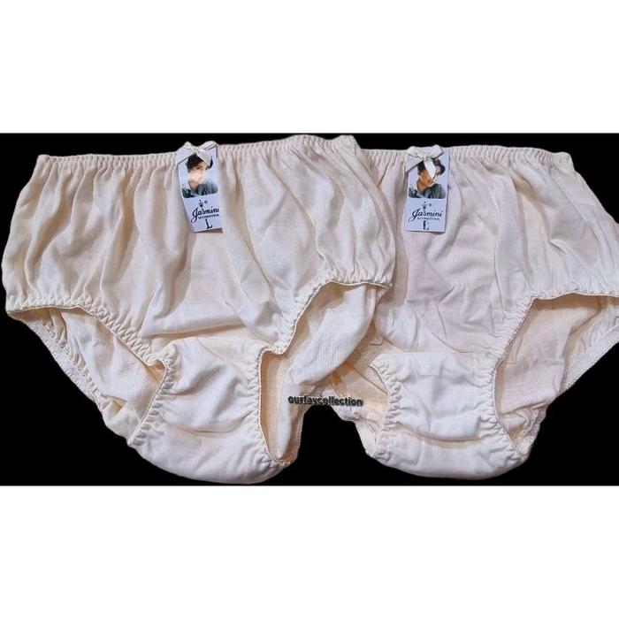 [ZDS] 1/3/6 Pcs Celana Dalam Jasmine Katun Polos Original - Jasmini Jasmin 100% Katun CD Wanita Pere