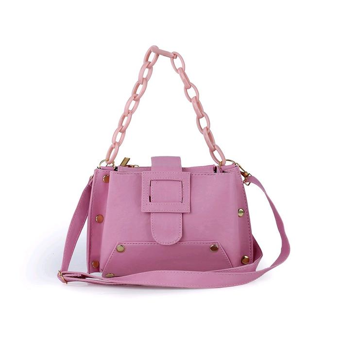 Tas Selempang Wanita CK 792 Slingbag Cewek Tas Slempang Kasual Tas Pesta Mewah Warna Pink