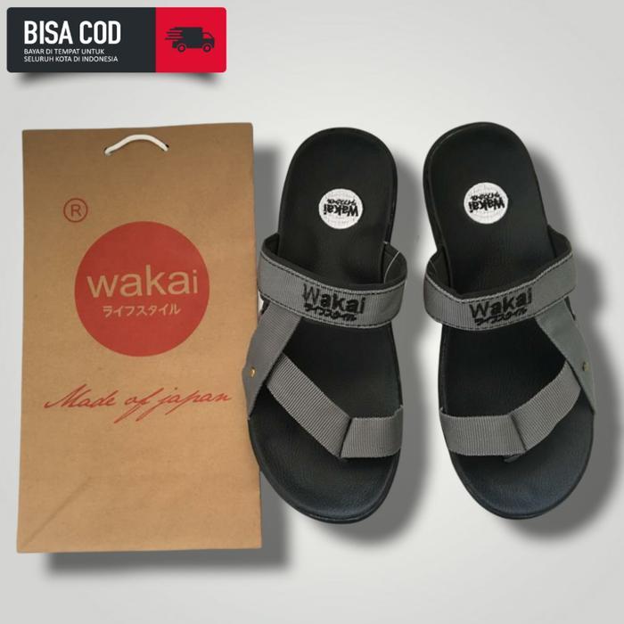 Mini Officiall - Sandal Pria Jepit Gunung + Sendal Wakai + Bahan Tali Sole Tpr Original