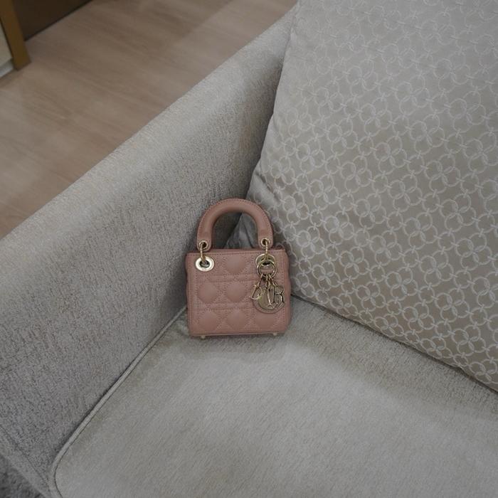 Dior Lady Dior Micro Lambskin Nude GHW 2022 GARANSI 100% AUTHENTIC