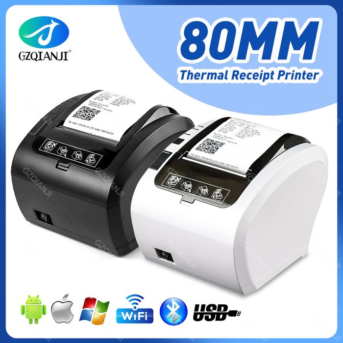 80mm Thermal Receipt Printer POS Kitchen Restaurant Bill Printer POS