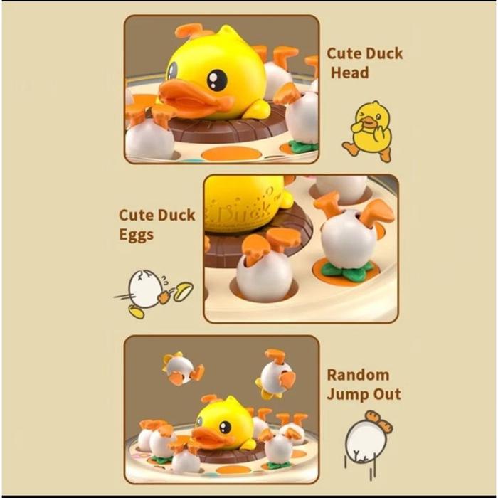 Mainan Duck Bouncing Catching Game Duck Mainan Tangkap Bebek Motorik