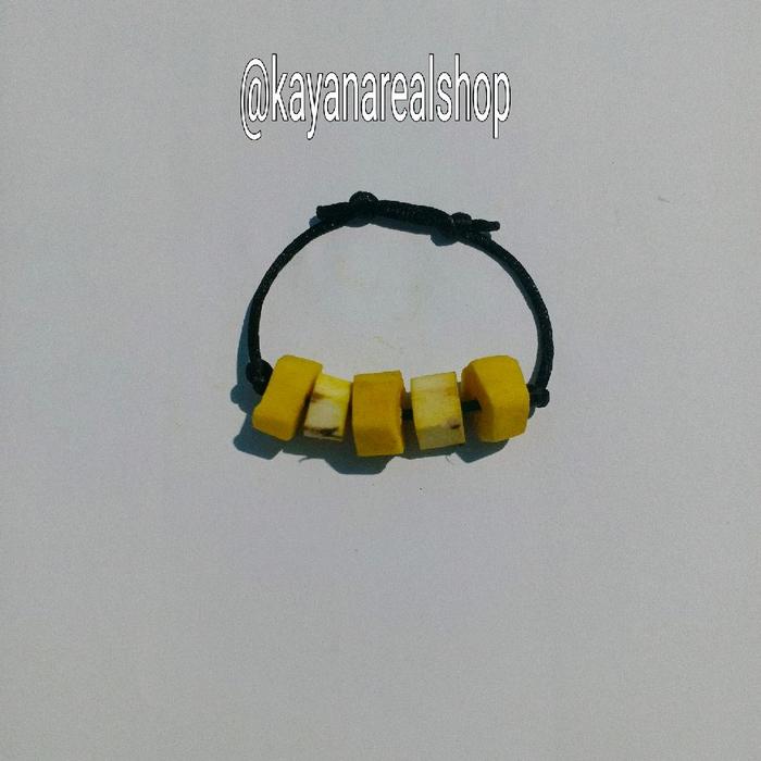 gelang delingo bangle 5 butir tali hitam gelang delingo bangle
