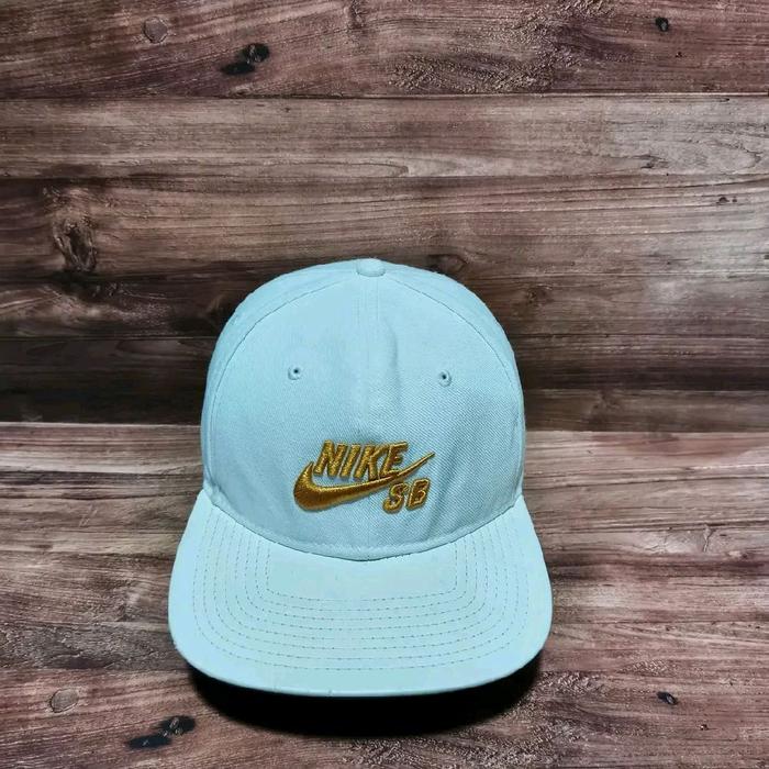 topi snapback nike sb leather visor golf logo
