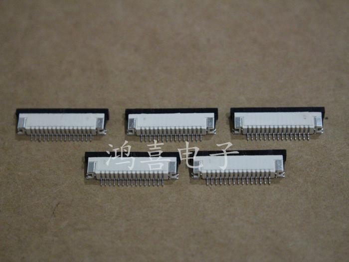 WZSM New FFC Fleksibel Kabel FPC konektor socket 1.0mm lapangan 10pin