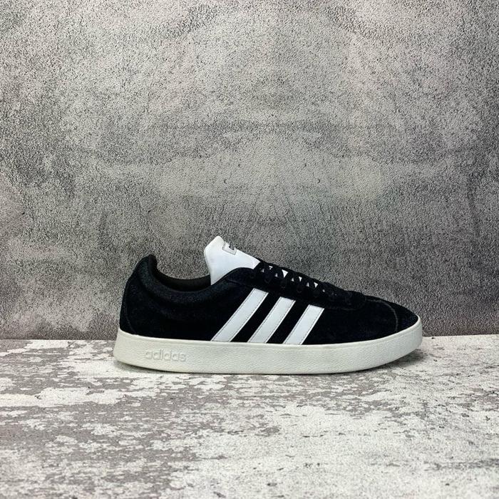 Sepatu Second Casual Adidas VL COURT 3.0 Black White Size 44 insole 28 cm Original Guarantee 100%
