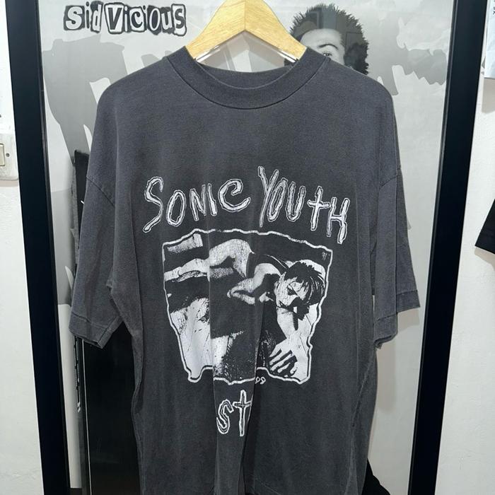 Sonic youth   Wanita Dewasa pria kaos musik faded kondisi baru bukan second
