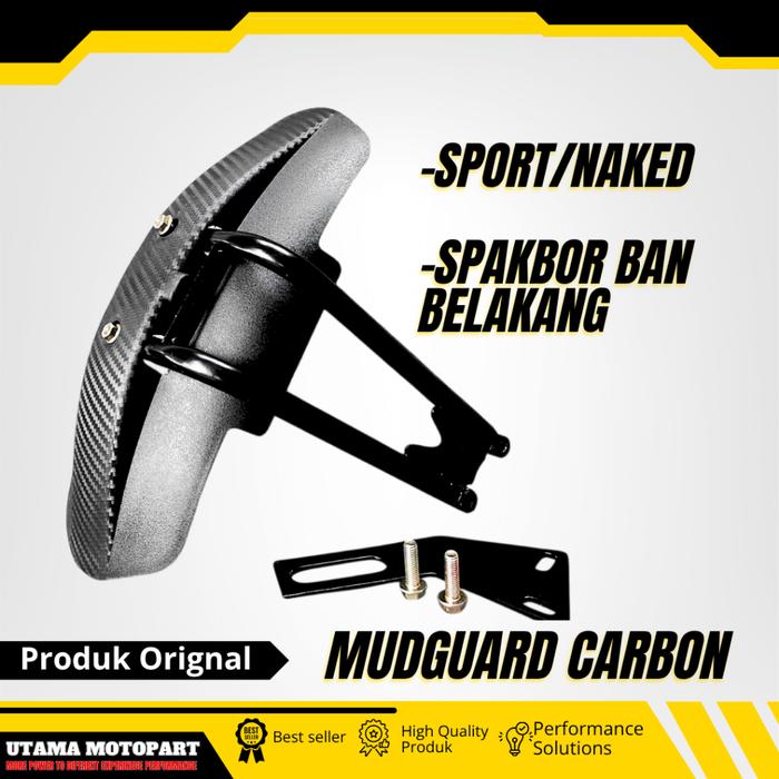 Mudguard Spakbor Kolong Belakang Penahan Lumpur Motor Vixion NINJA Megapro CBR 125 250 - MUDGUARD