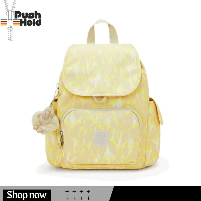 Kipling CITY PACK MINI Backpack KIPKPKI46284DP1 Tas Ransel Wanita Original - Palm Mood Sun