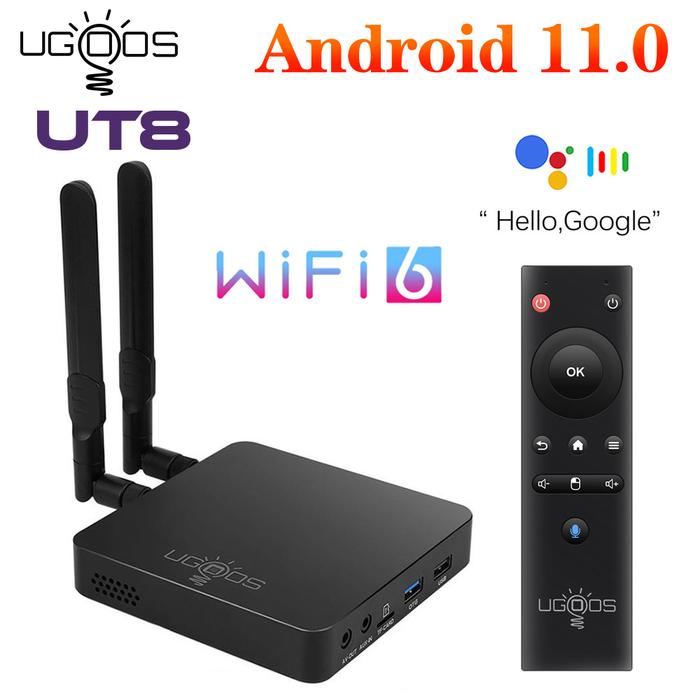 2022 UGOOS UT8 PRO TV BOX Android 11 DDR4 8GB RAM 64GB UT8 4GB 32GB