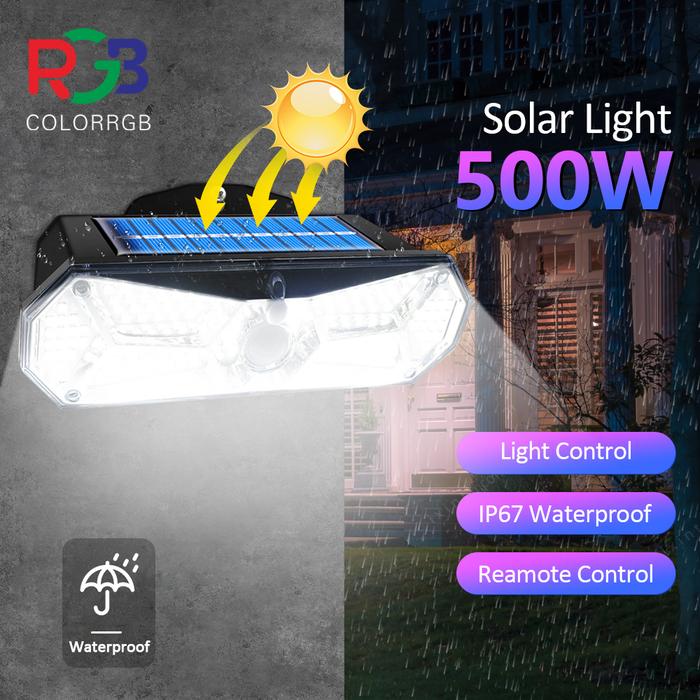 126 LED/COB Lampu Dinding Surya IP65 Tahan Air 3 Model Lampu Jalan