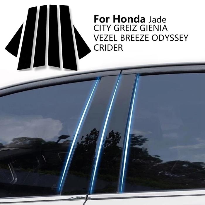 Car Door B C Pillar Stickers for Honda Jade CITY GREIZ