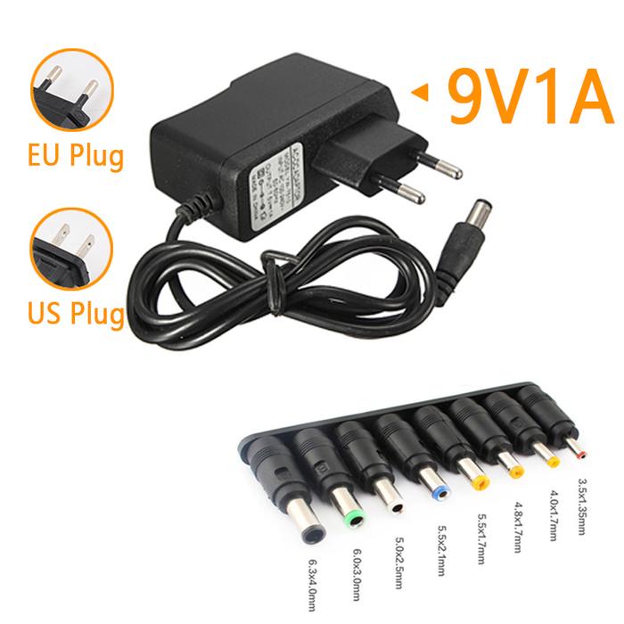 9V 1A 1000mA AC 100V-240V Power Adapter Converter Charger For DC 9V1A