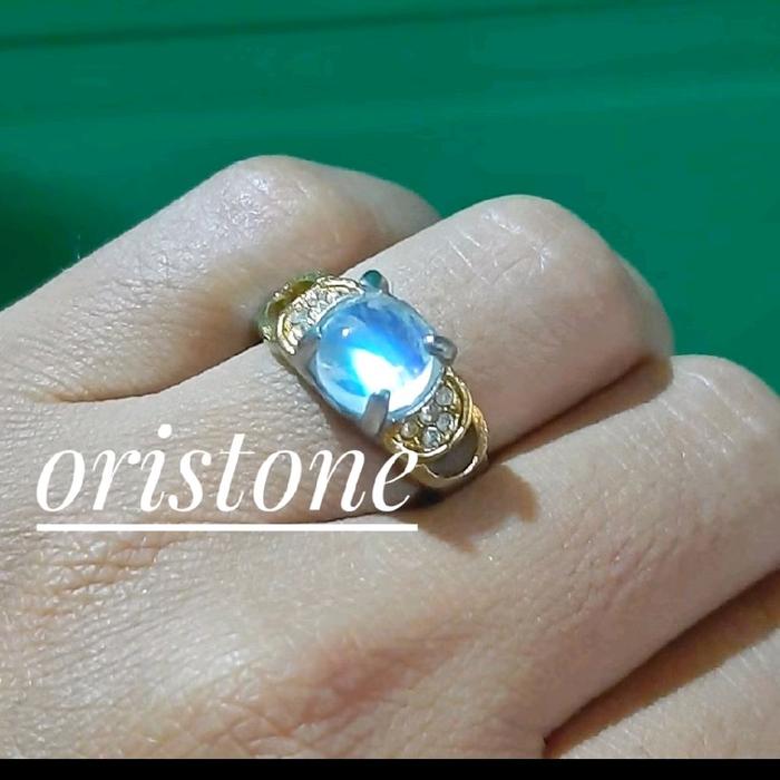Cincin Wanita Biduri Bulan Ikatan Titanium