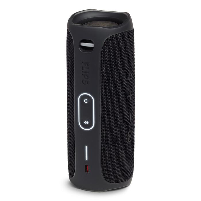 JBL Flip 5 - Speaker Portabel Stereo Biru, IPX7, 12 Jam Baterai, Bluetooth 4.2